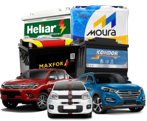 Imagem de Fundo Bateria Automotiva: Bateria de Carro e Bateria Start-Stop
